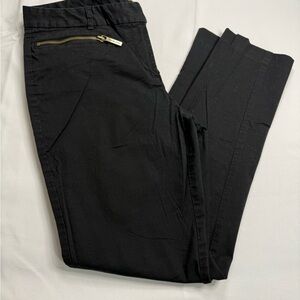 Michael Kors Black Chinos Sleek Straight-Cut